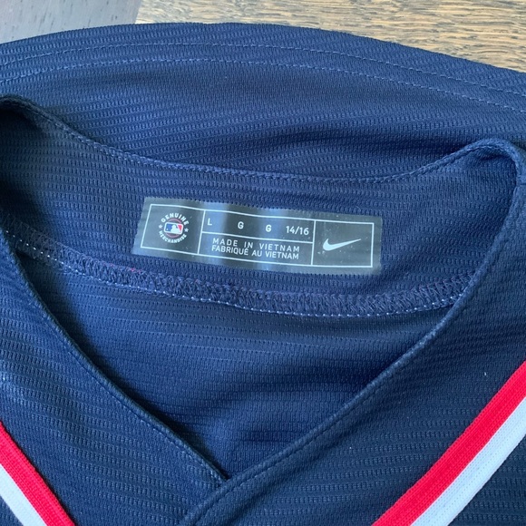 WASHINGTON NATIONALS Nike MLB Youth Boys Max Scherzer Base Cool Size Large 14/16 - Picture 5 of 10